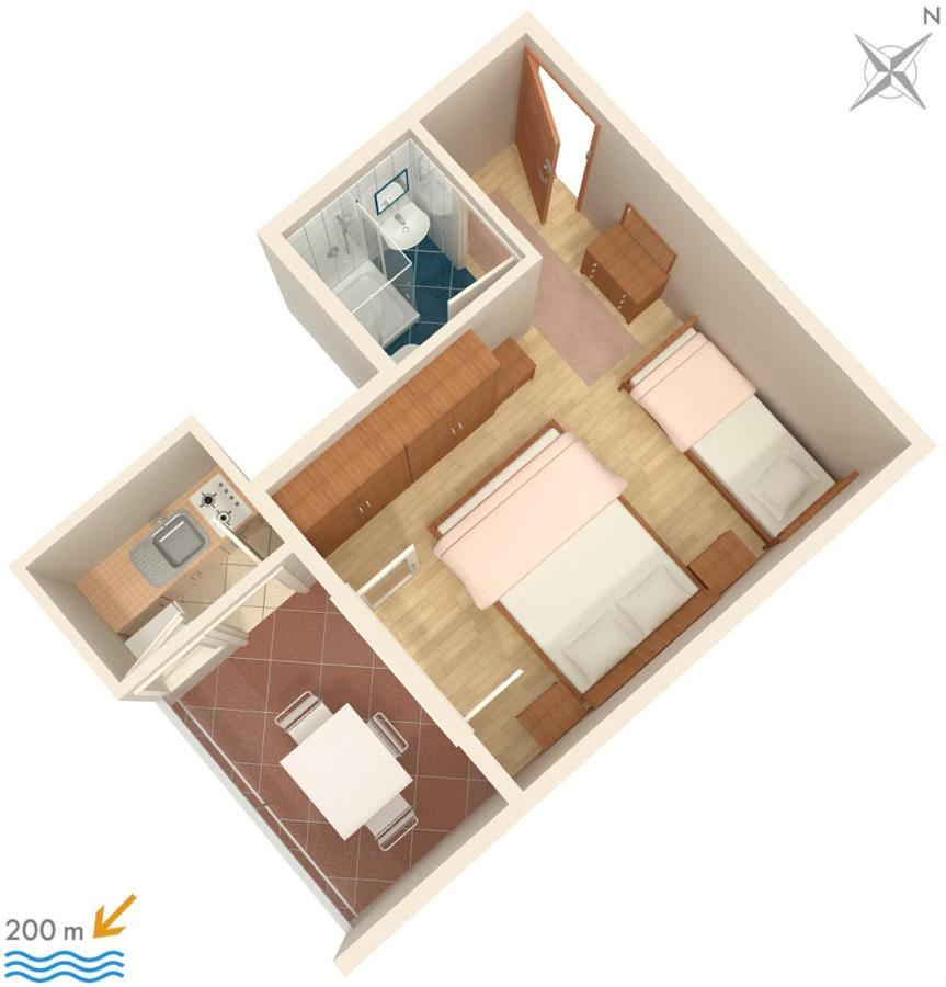 Apartments With A Parking Space Omis - 2745 외부 사진
